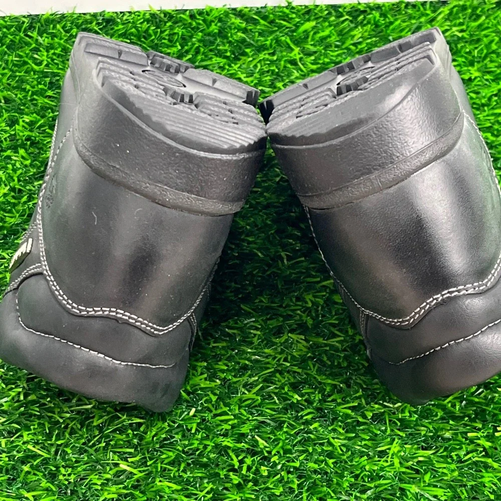 NWOB Timberland Field Triple Black Leather Mid Boots Waterproof‎ Sz 2.5 Unisex